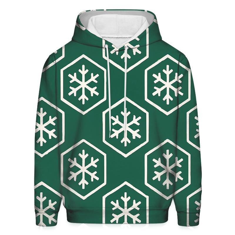 Snowflake Hexagon Matrix hoodies fashion
