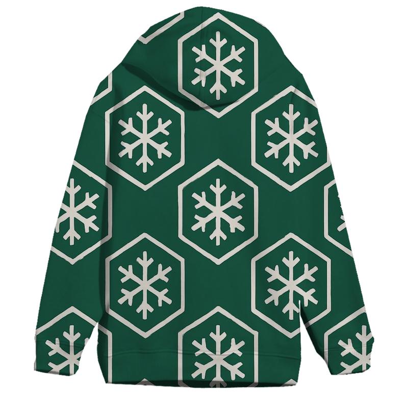 Snowflake Hexagon Matrix hoodies fashion