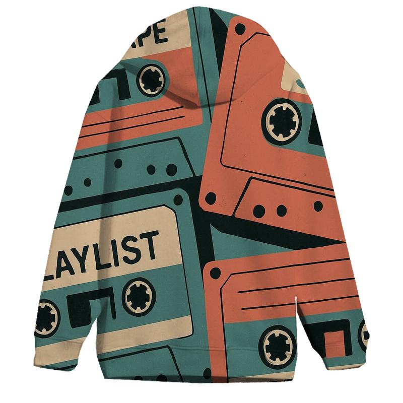 Cassette Tape Collage graphic hoodies