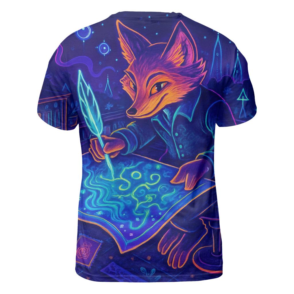 Neon Fox Cartographer trendy printed shirt styles