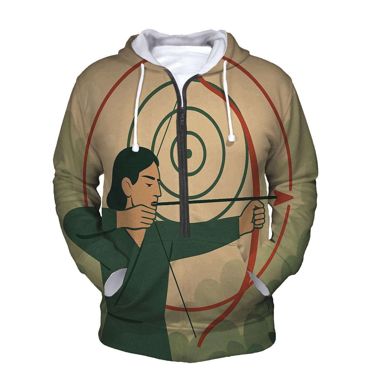Precision Archery Zen custom hoodies