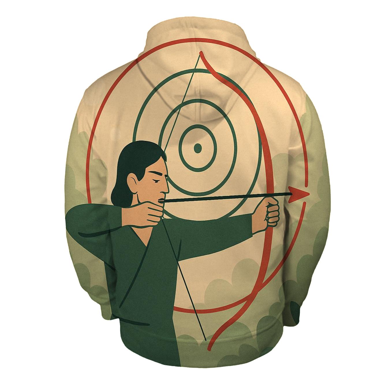 Precision Archery Zen custom hoodies