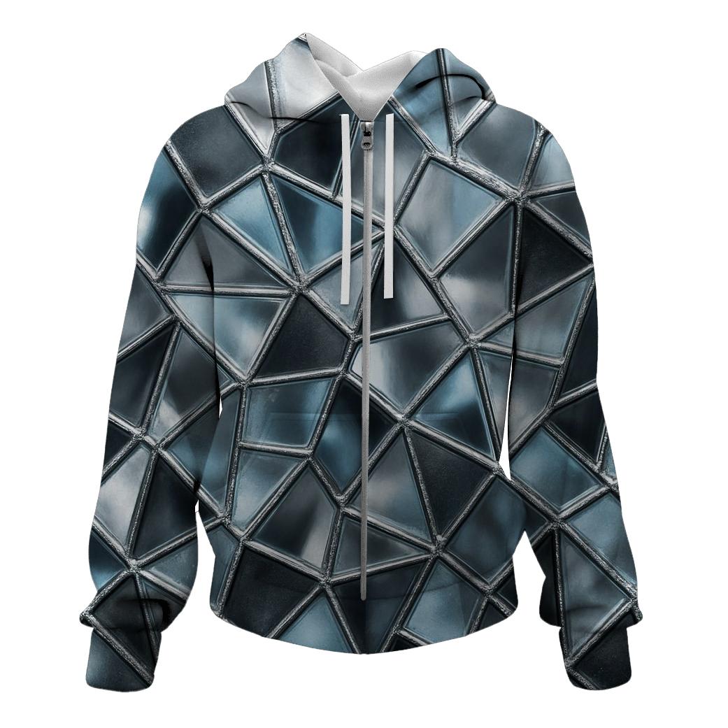 Frosted Mirror Mosaic premium hoodies