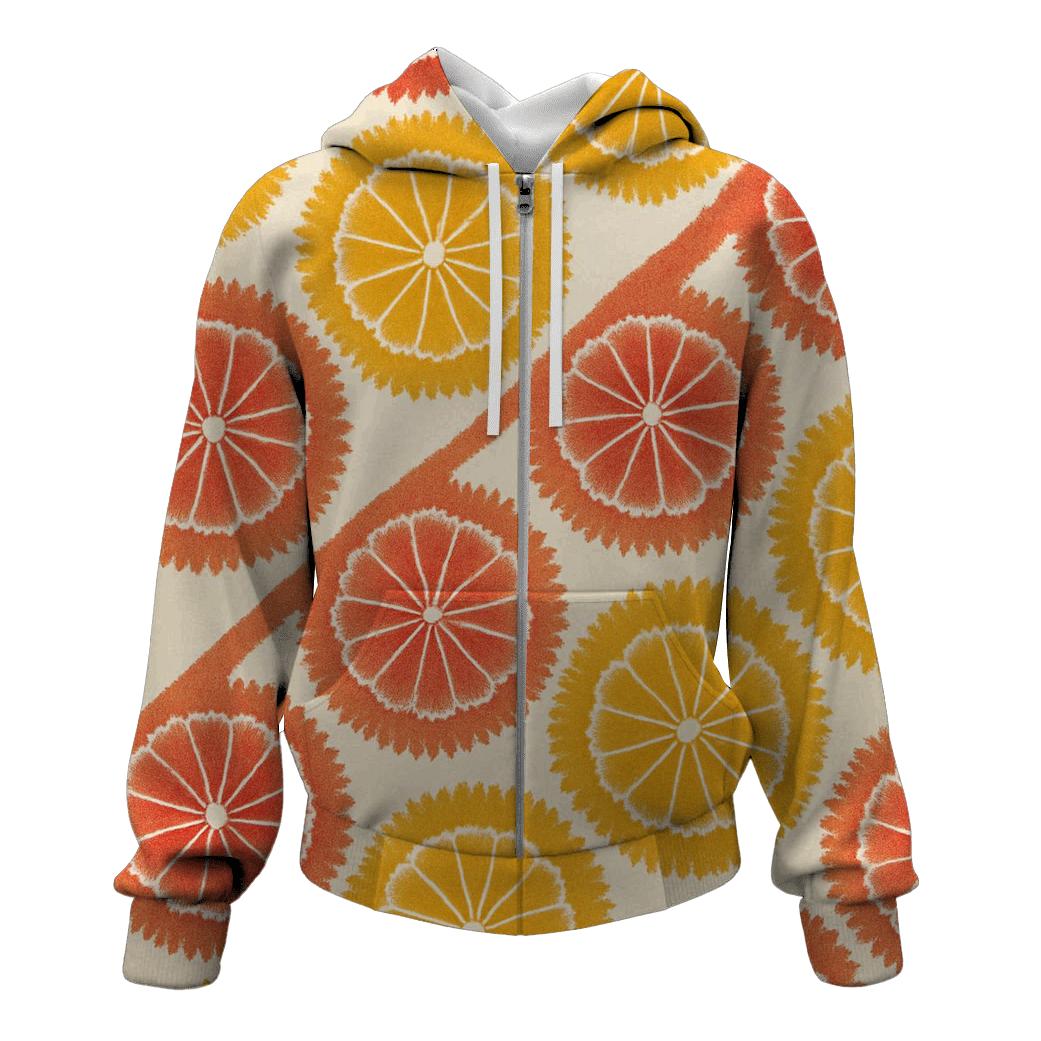 Diagonal Sunrise Kumo custom hoodies