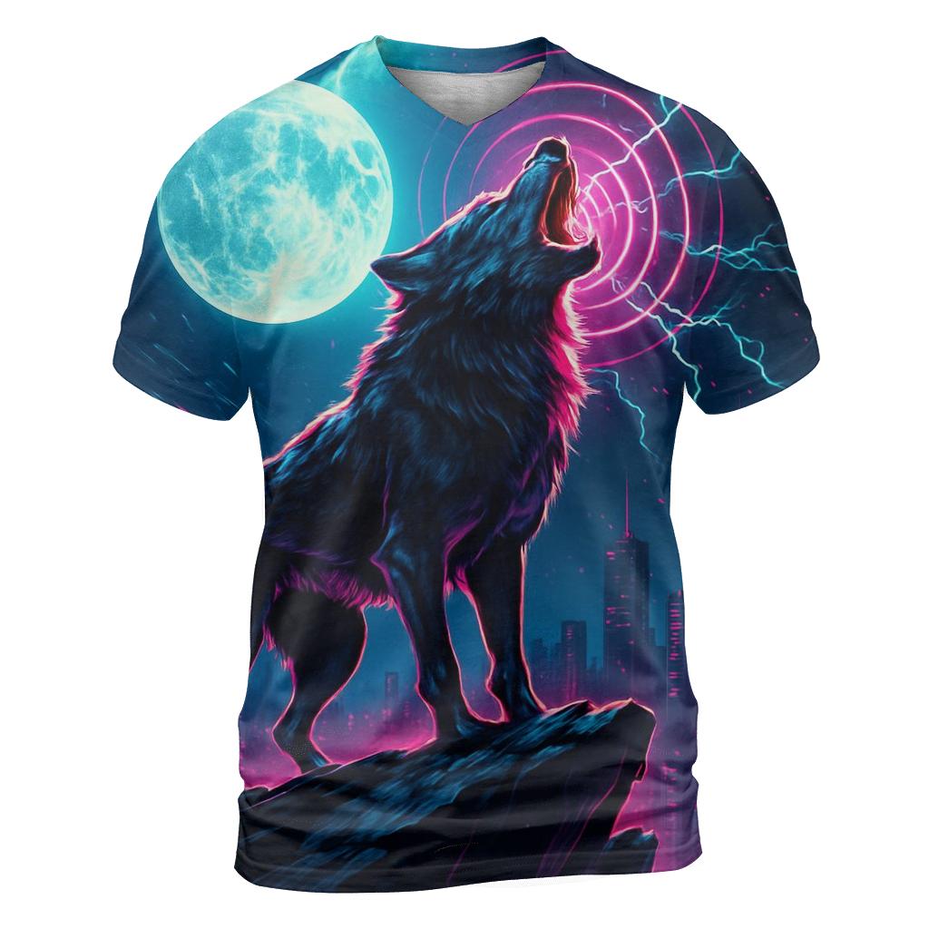 Howl Of The Pulsar creative print fashion shirts