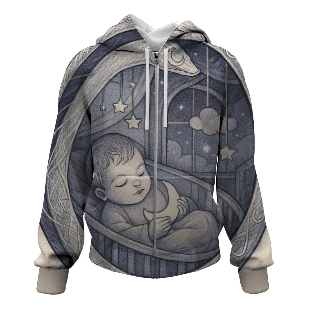 Lunar Ouroboros Dreamweaver heavyweight hoodies