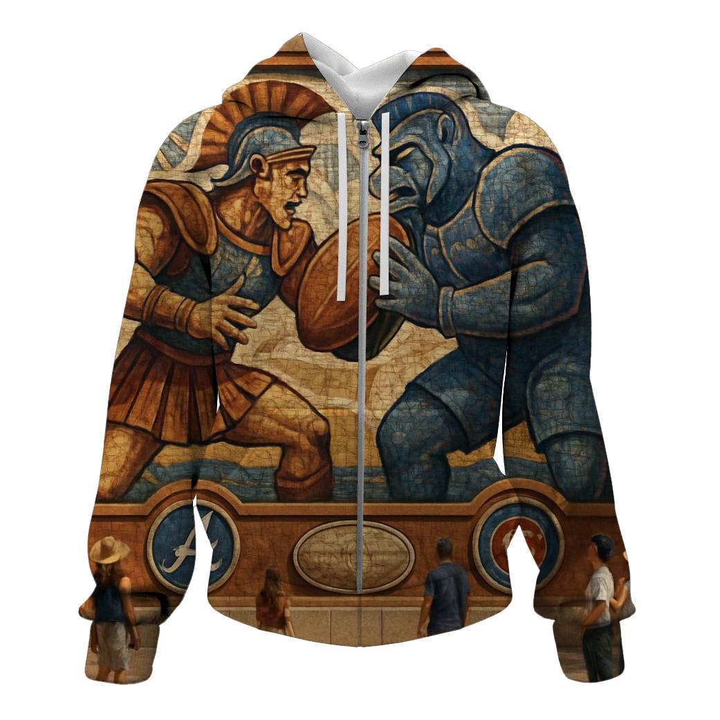 Historic Mosaic Faceoff custom hoodies