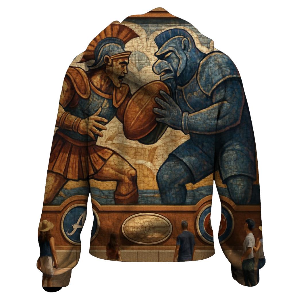 Historic Mosaic Faceoff custom hoodies