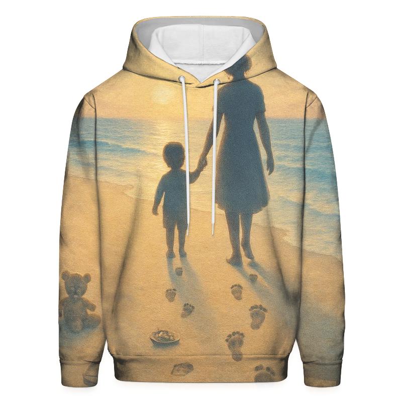Footprints In The Heart lightweight hoodies