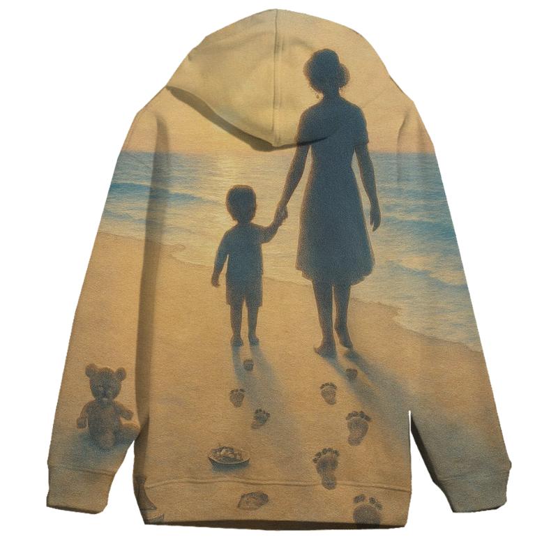 Footprints In The Heart lightweight hoodies