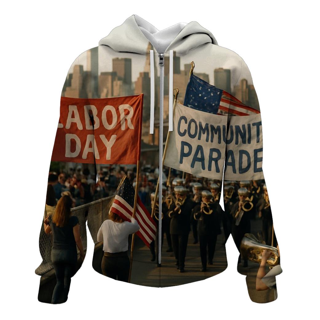 Labor Day Parade Overlook With Skyline Vista hoodies fashion