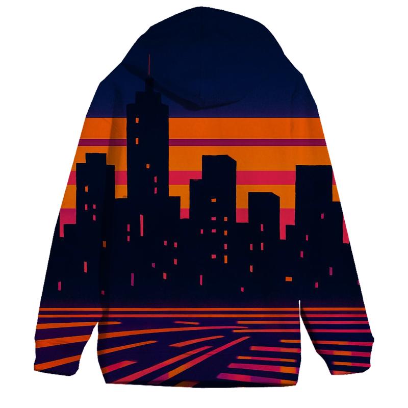 Boogie Night Skyline pullover hoodies