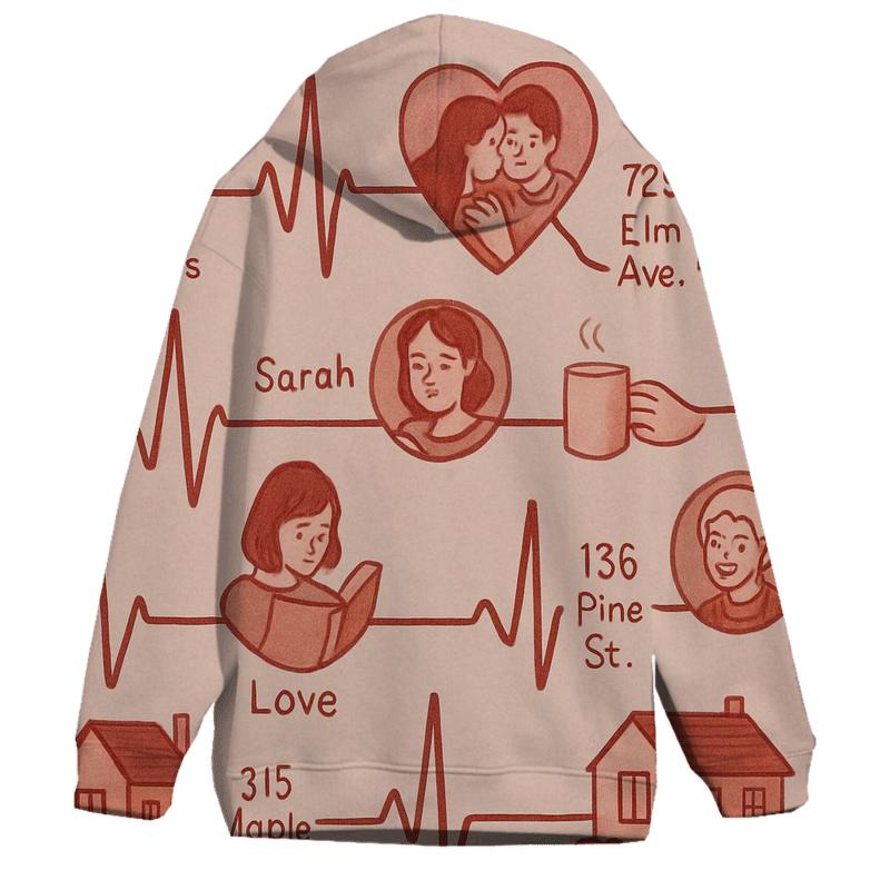 The Heartbeat Atlas heavyweight hoodies