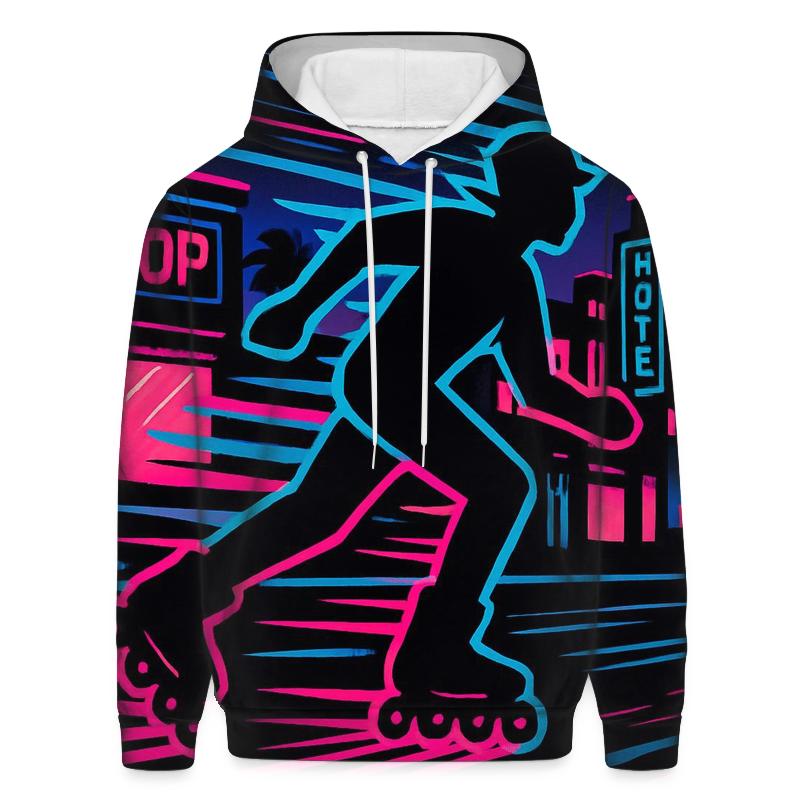 Laser Skate Street zip-up hoodies