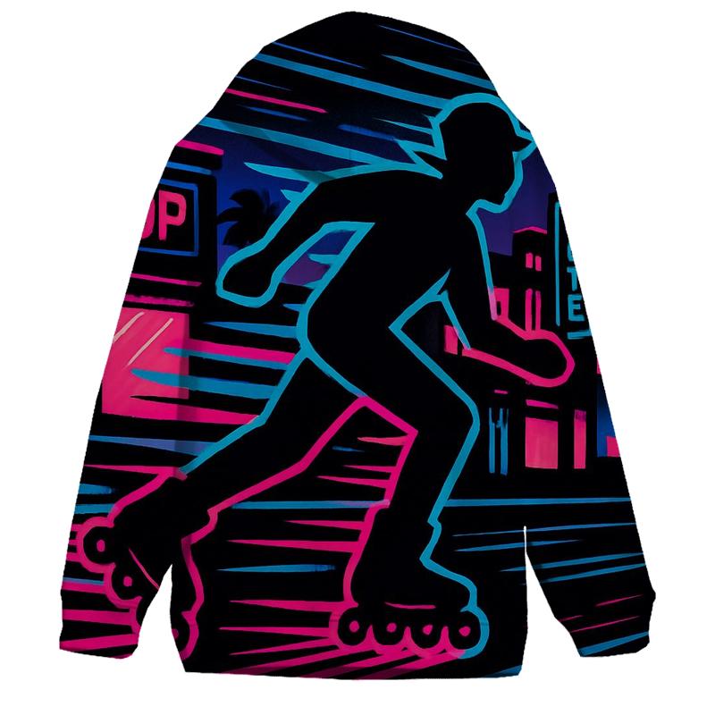 Laser Skate Street zip-up hoodies
