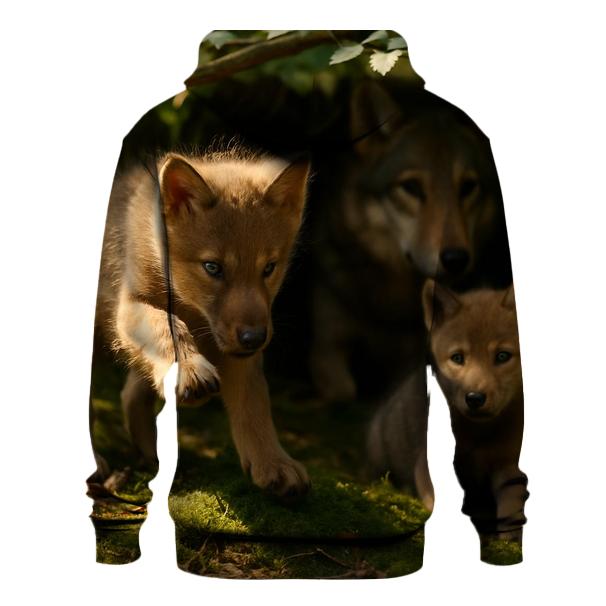 Forest Den Pup Lesson heavyweight hoodies
