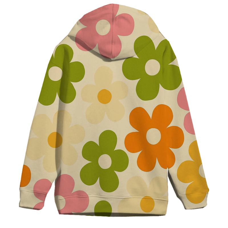 Funky Flower Power custom hoodies