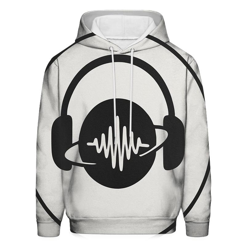 Headphone Orbit Minimal hoodie designs