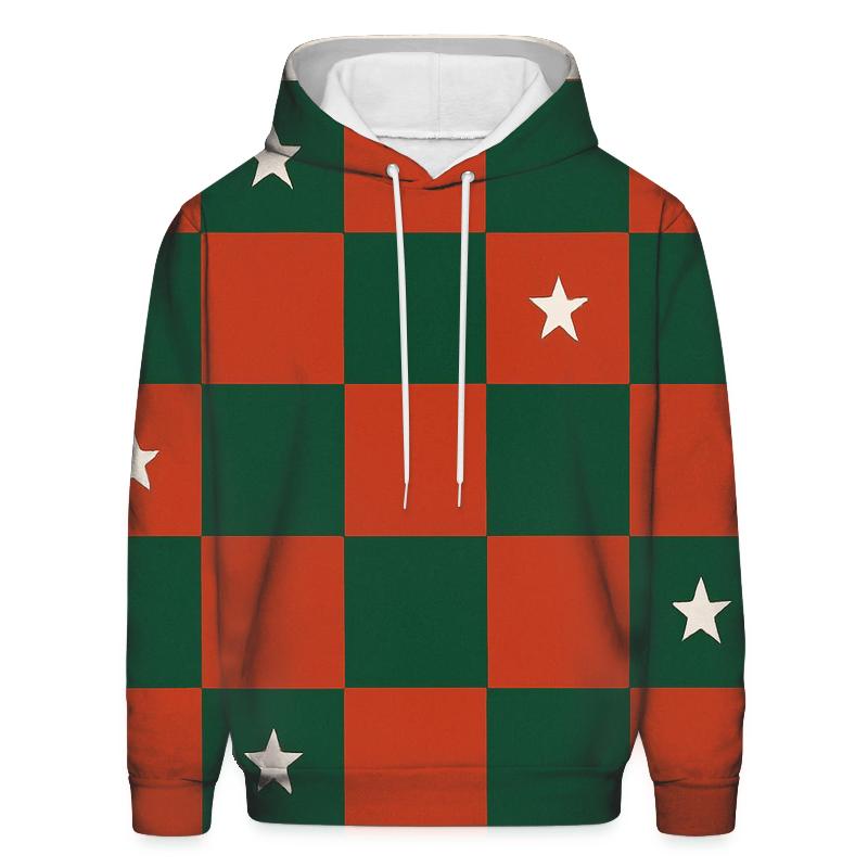 Checkerboard Star Play lightweight hoodies