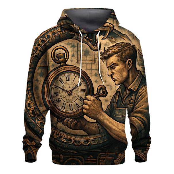 Clockwork Ouroboros Mechanist pullover hoodies