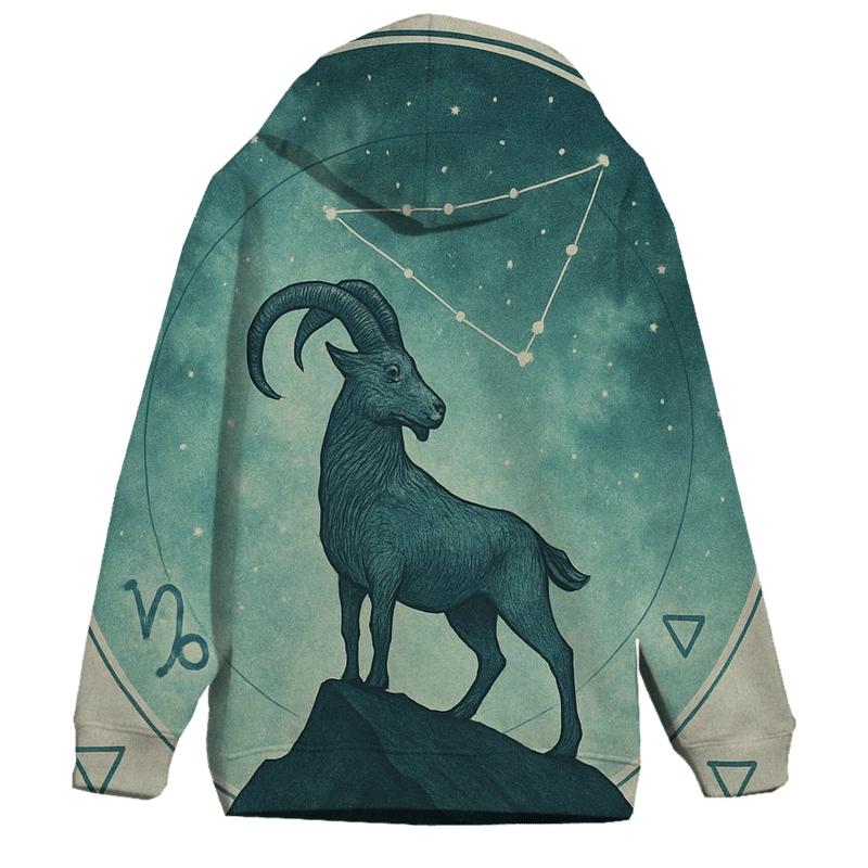 Capricorn Mountain Goat Nebula Chart hoodie trends