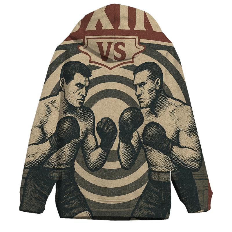 Retro Boxing Poster graphic hoodies