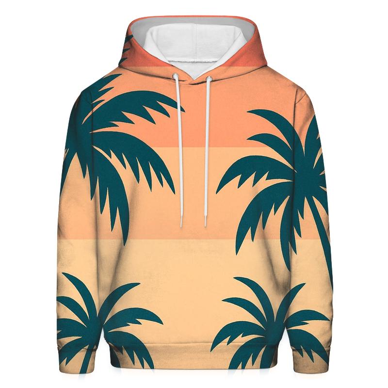 Sunset Palm Lines hoodie styles