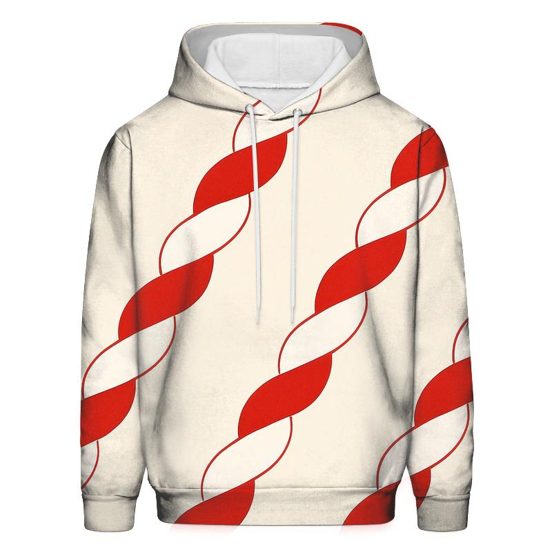 Geometric Candy Cane Twist hoodie designs