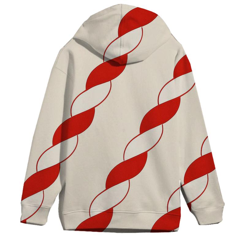 Geometric Candy Cane Twist hoodie designs