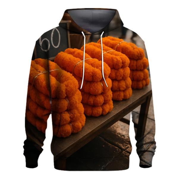 Wet Market Marigold Bundles zip-up hoodies