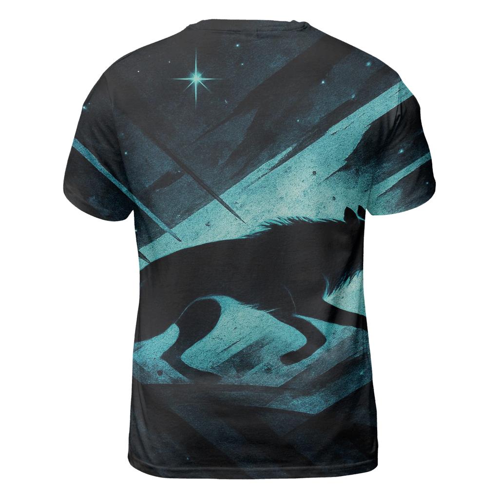 Void Runner artistic all-over print tops
