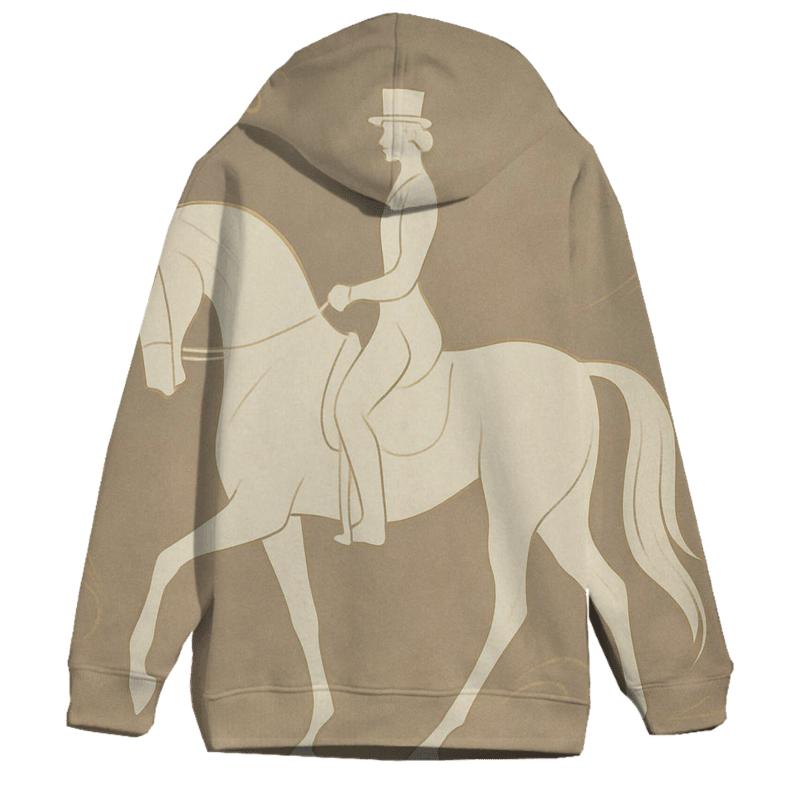 Equestrian Dressage Silhouette hoodies fashion