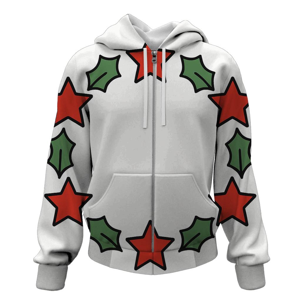 Starry Holly Wreath Harmony heavyweight hoodies