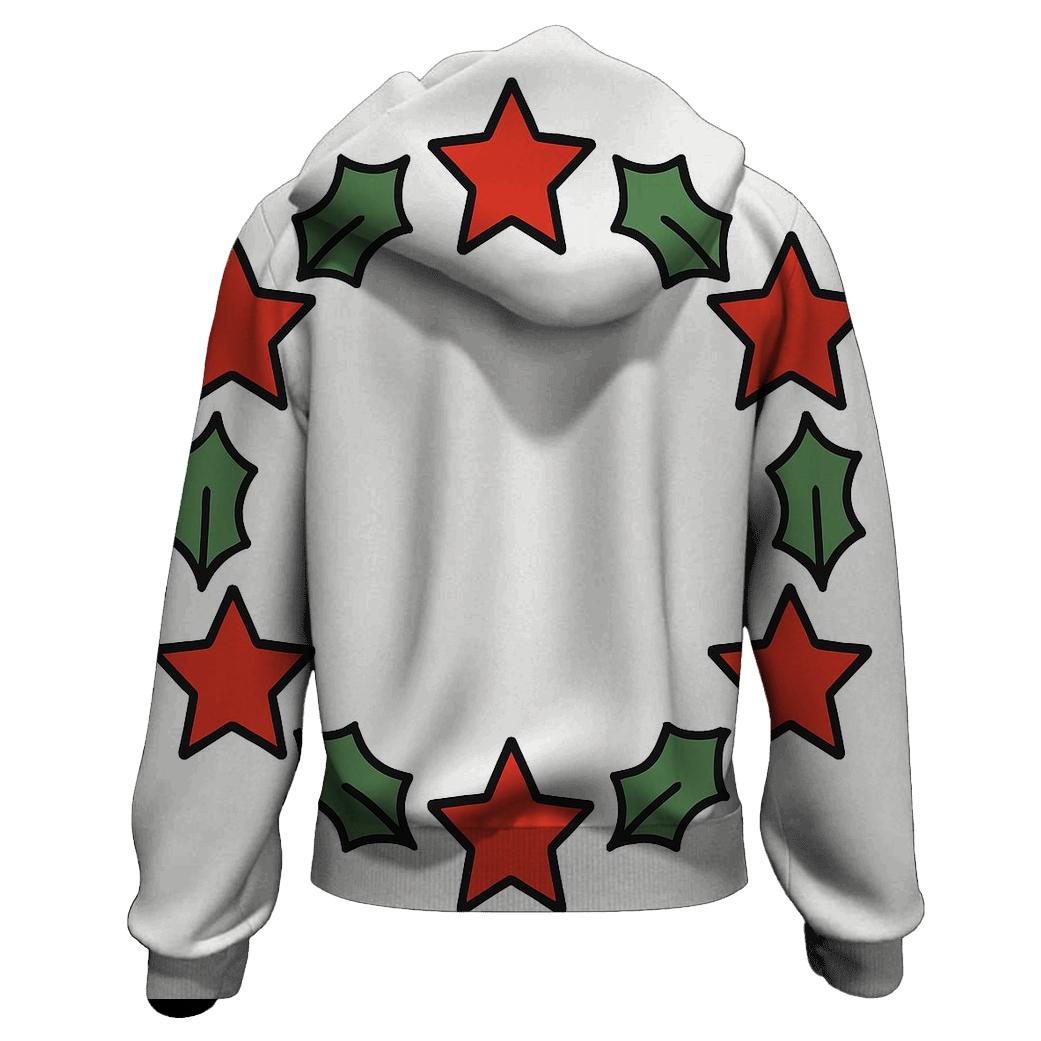 Starry Holly Wreath Harmony heavyweight hoodies