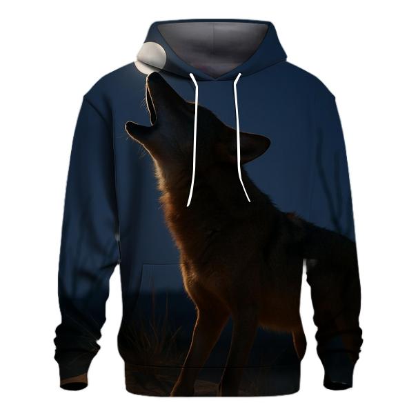 Desert Night Howl printed hoodies