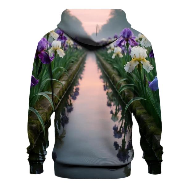 Iris Reflection Canal Garden designer hoodies
