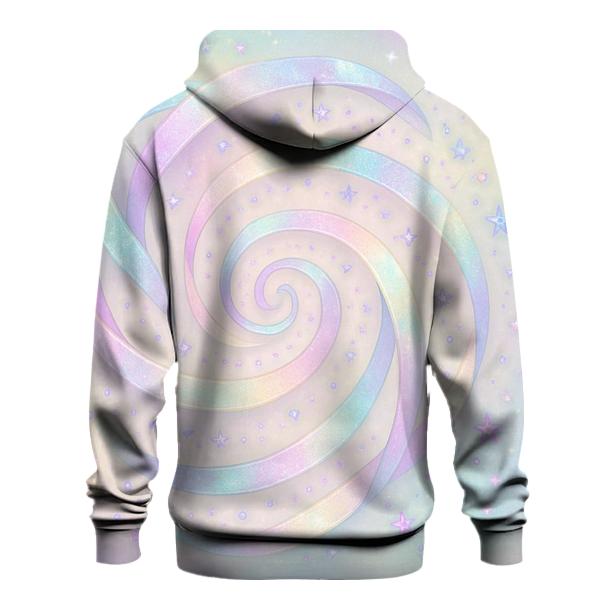 Pastel Shimmer Vortex custom hoodies