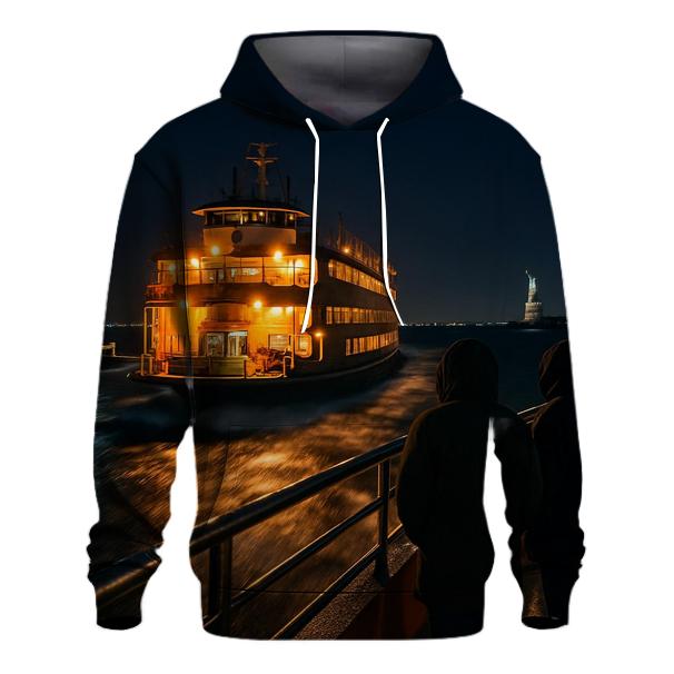 Nocturnal Ferry Approach To Lower Harbor hoodie trends