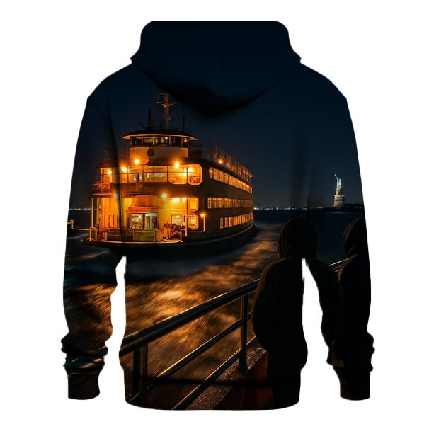 Nocturnal Ferry Approach To Lower Harbor hoodie trends