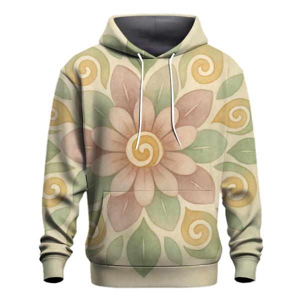 Quiet Bloom Mandala custom hoodies