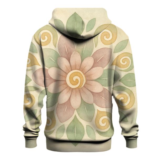 Quiet Bloom Mandala custom hoodies
