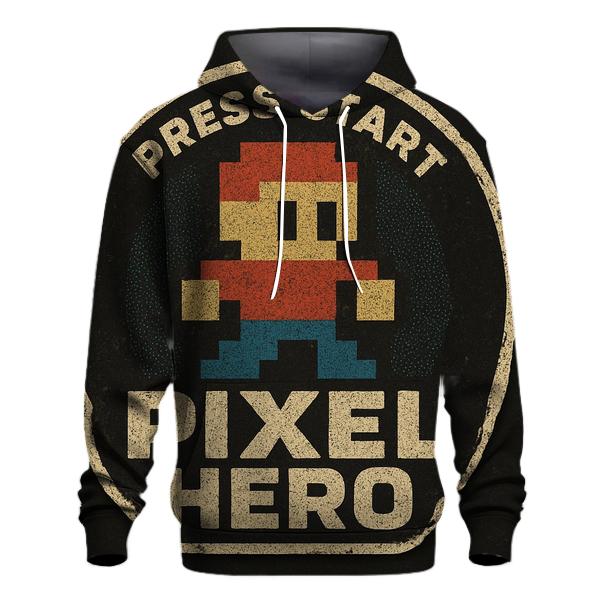 Vintage Arcade Pixel Badge hoodie styles