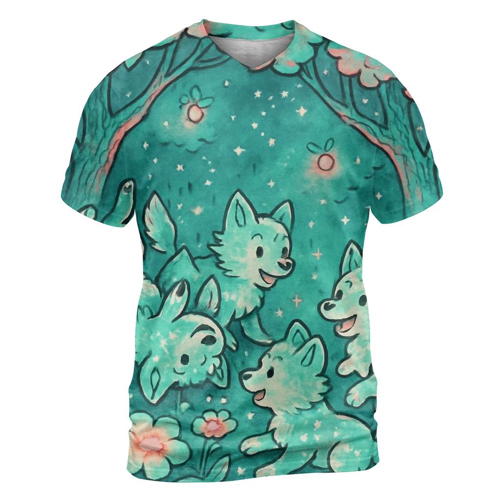 Celestial Pup Garden personalized full print shirts
