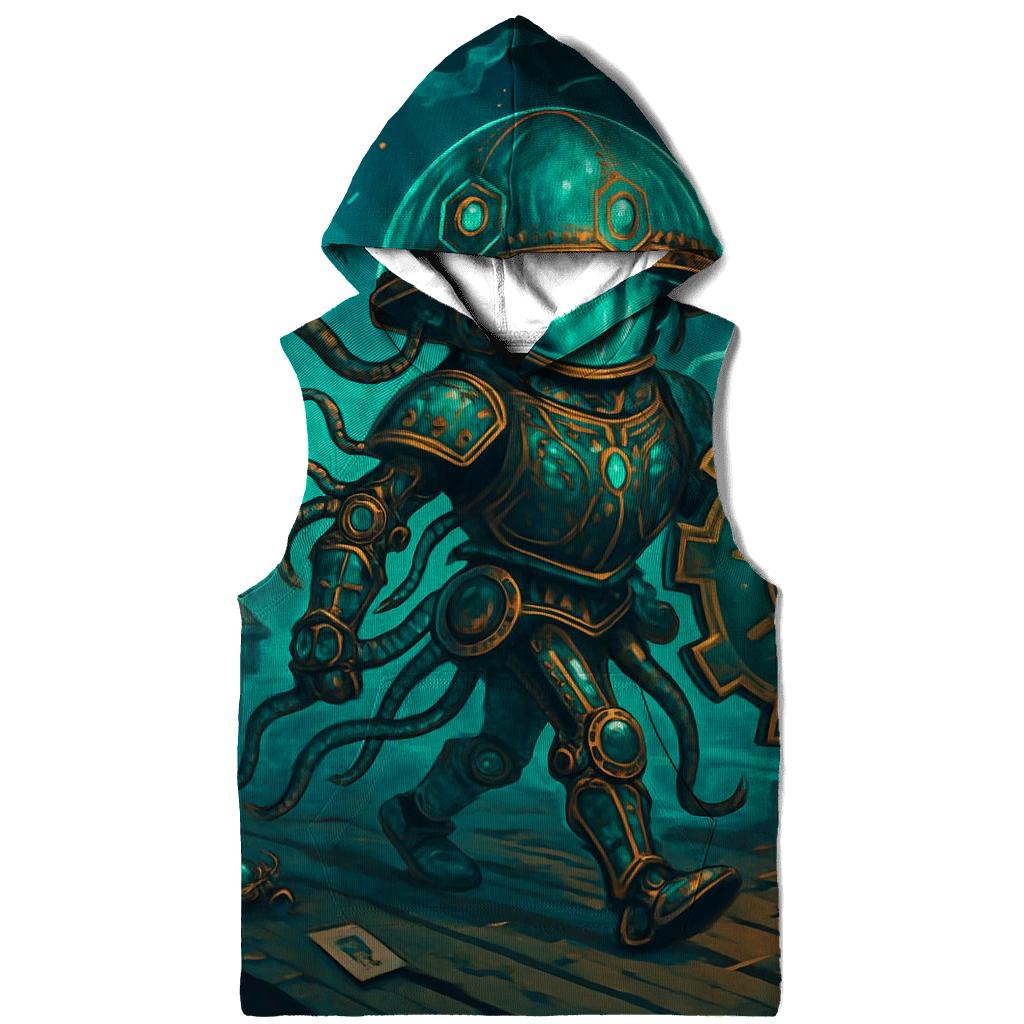 Clockwork Jelly Knight printed hoodies
