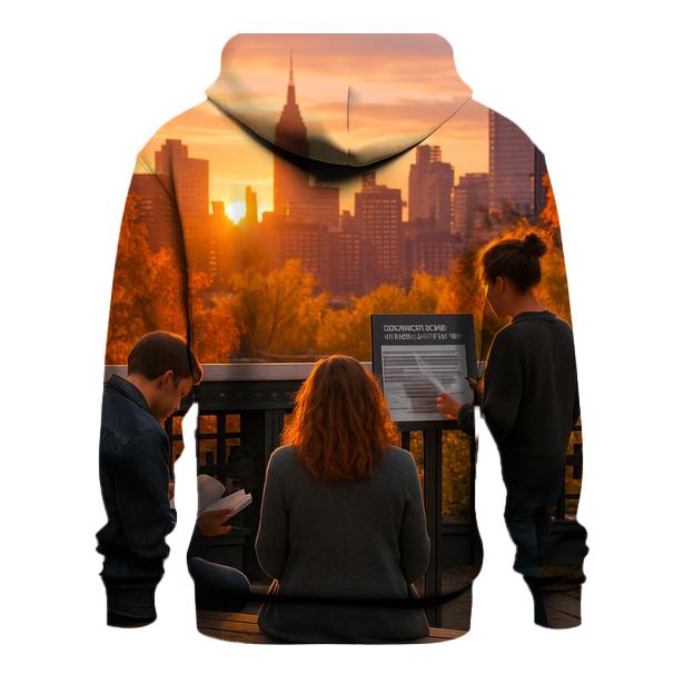 Autumn Sunset From Highline Overpass hoodies fashion