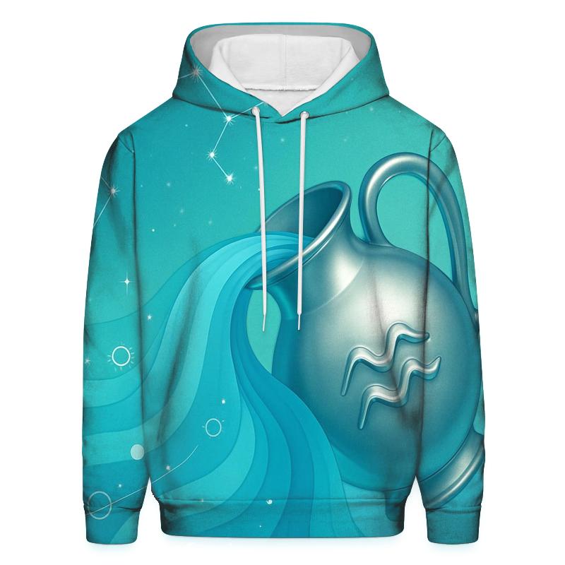 Aquarius Water Bearer Orbital Waves hoodie designs