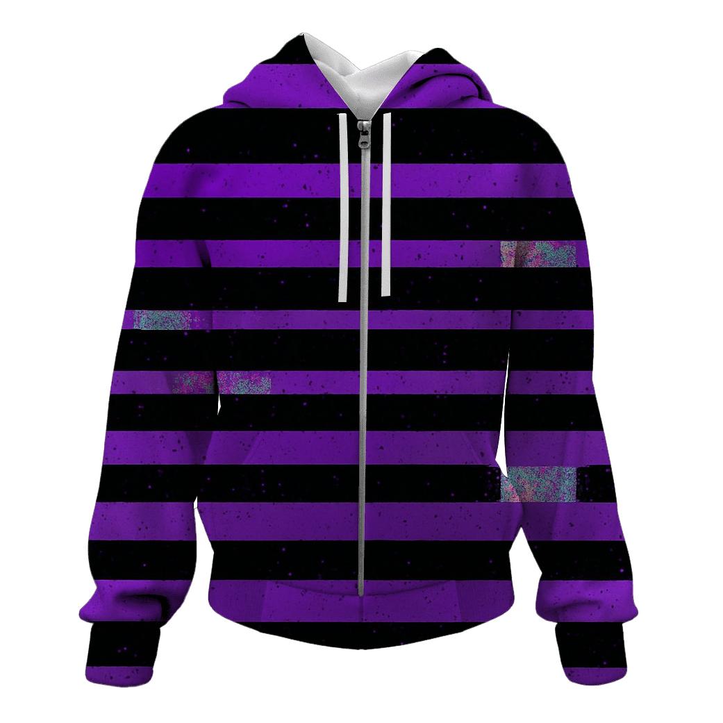 VHS Static Stripes hoodie trends