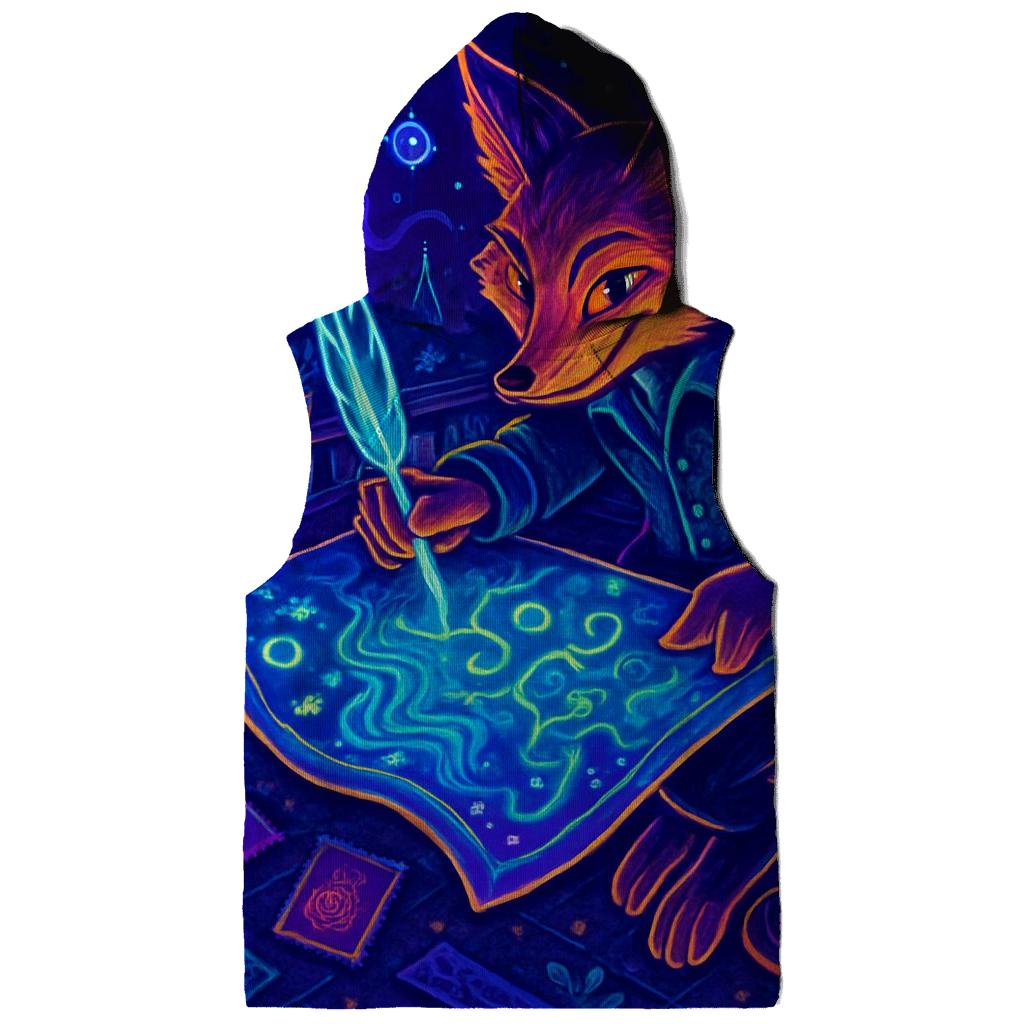 Neon Fox Cartographer zip-up hoodies