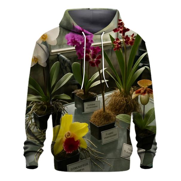 Botanical Conservatory Orchid Table heavyweight hoodies