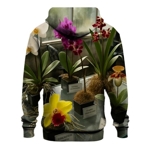 Botanical Conservatory Orchid Table heavyweight hoodies